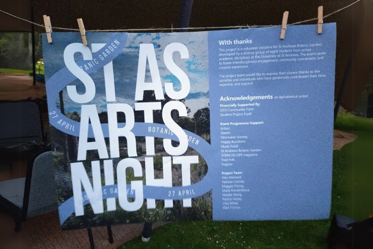 GSIS Community Fund - St Andrews Arts Night